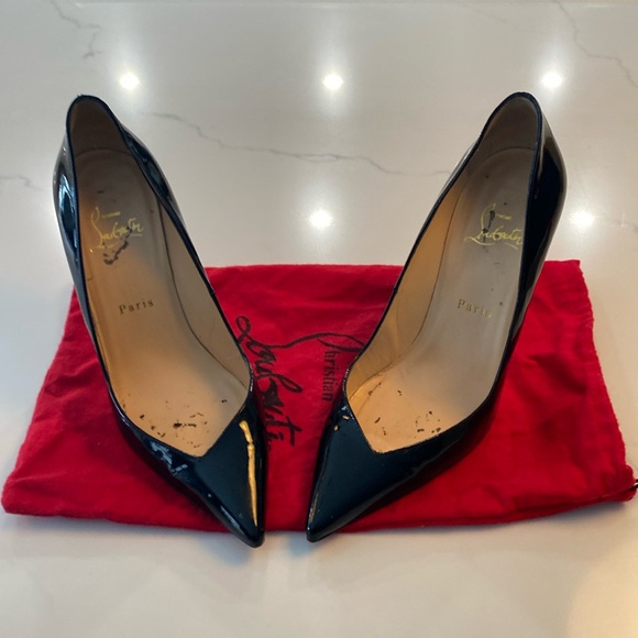Christian Louboutin patent leather completa 100 pumps - Picture 1 of 6